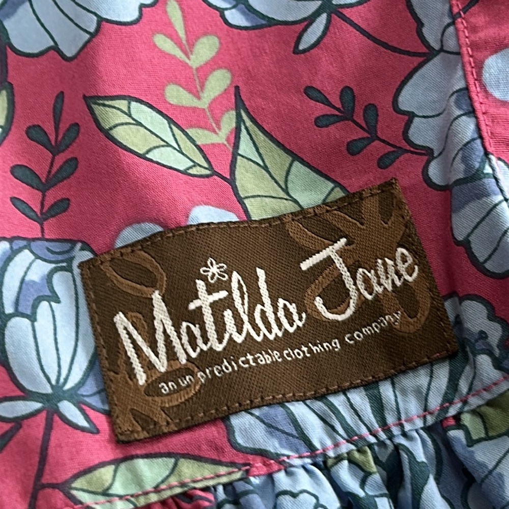 Matilda Jane Nightfall Floral big ruffle girls pants. Size 8. Great condition - Picture 6 of 10